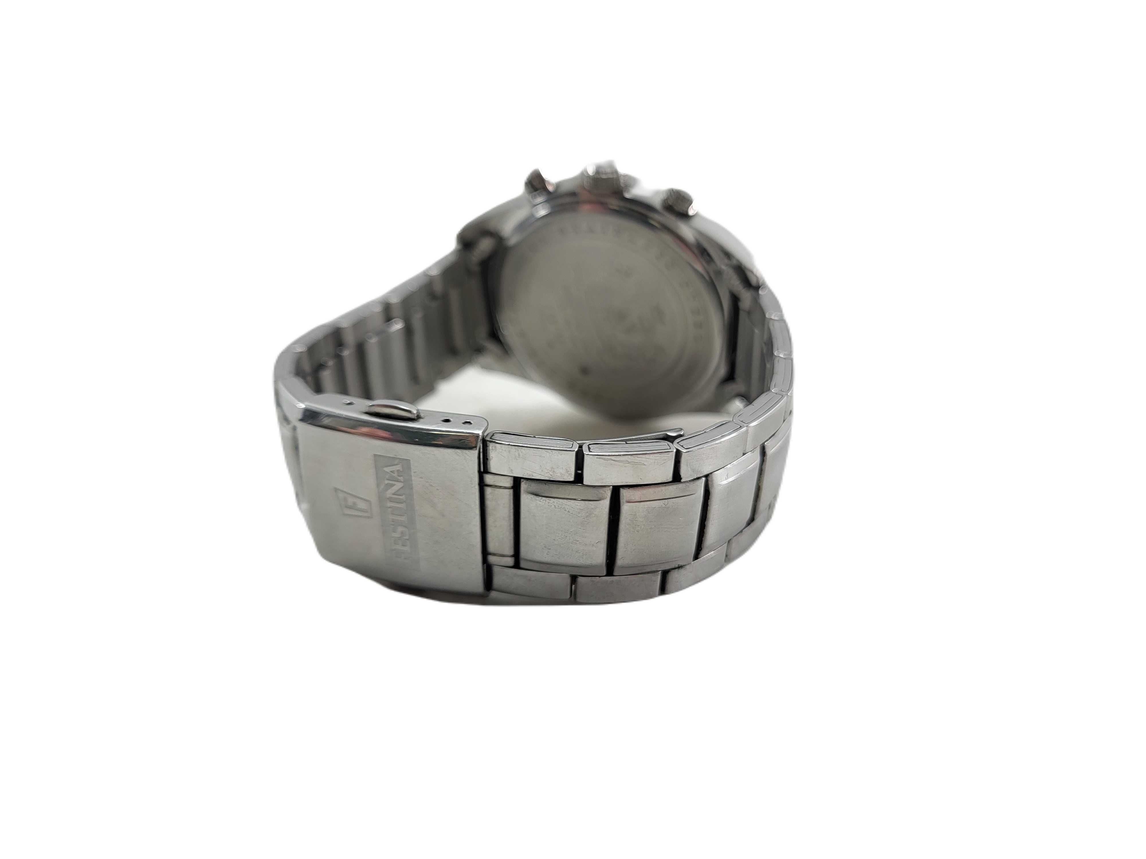 Zegarek męski Festina Timeless Chronograph F16759/3 srebrny