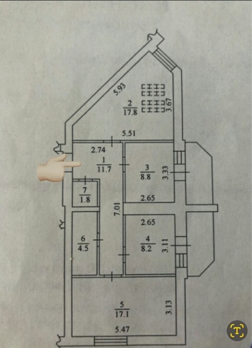 Актуальна 3-кімн квартира з ремонтом, обжитий дім 78000дол. Сертифікат
