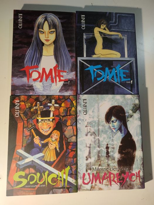 Mangi Horror - zestaw tomów, komplet, unikaty, po polsku