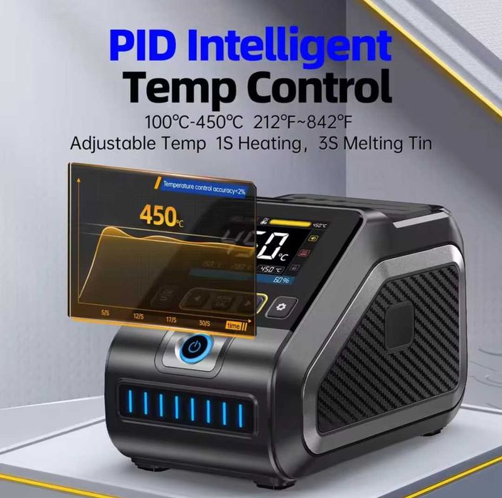 Паяльна станція FNIRSI DWS-200 C210+C245+9 жал максимальний комплект