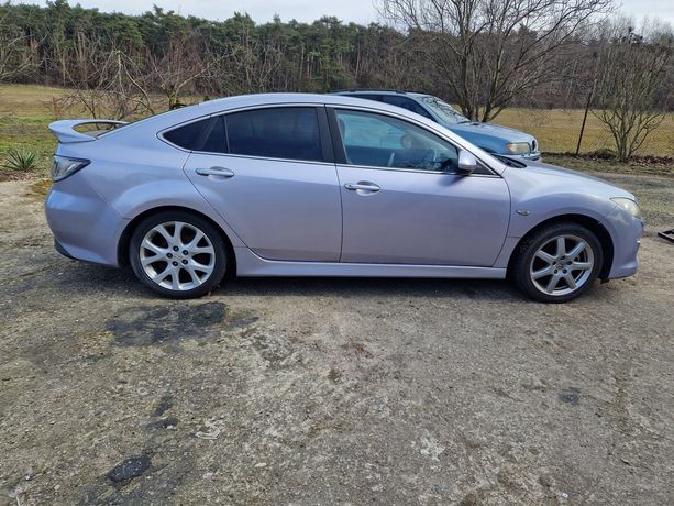 Sprzedam drzwi prawy przód kompletne do Mazda 6 GH kod lakieru to GS1D