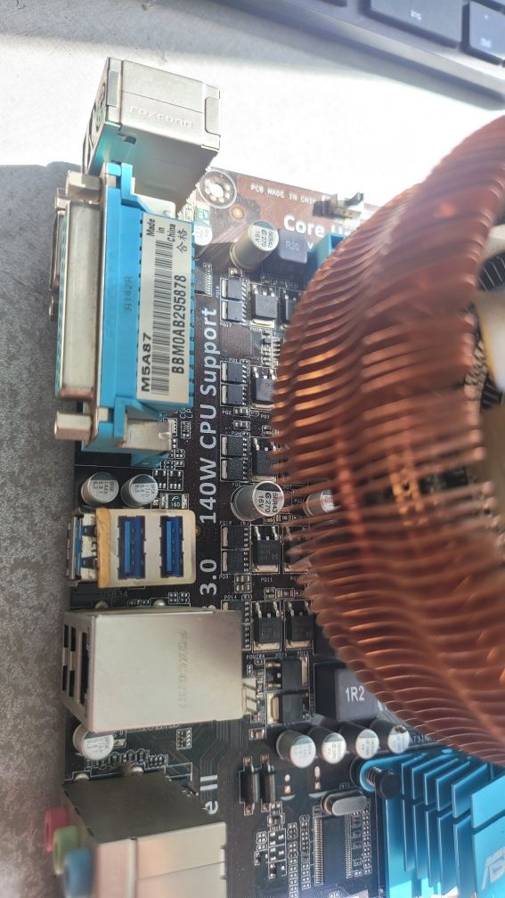 Комплект am3+ asus m5a87+phenom ll x4 965+8 gb озу