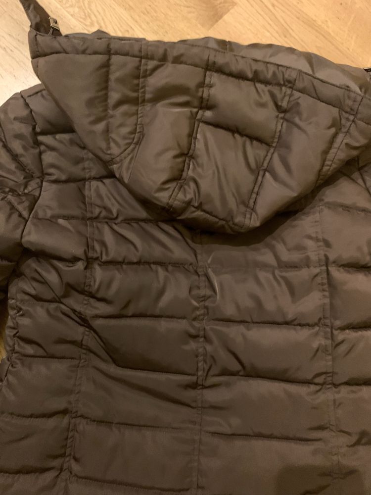 Zimowa markowa kurtka Dunnes r.40 brązowa
