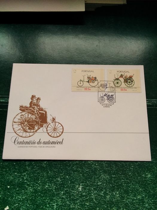 1986 FDC Centenário Do Automóvel MNH **