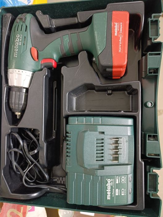 Акумуляторний дриль-шурупокрут Metabo BS 14.4 Li 1,3Аh, патрон 13 мм
