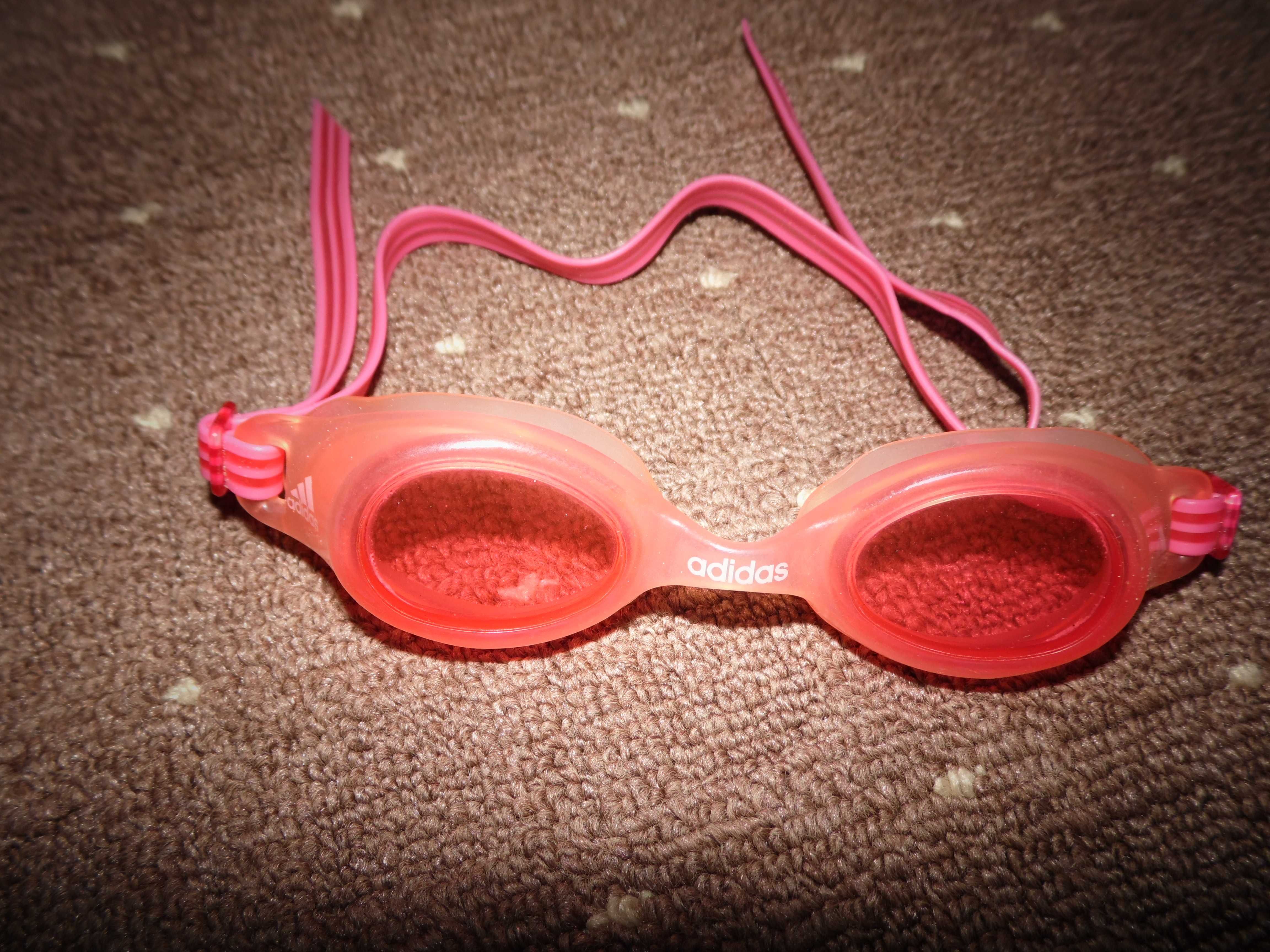Дитячі окуляри для плавання Adidas 6-12 років рожеві