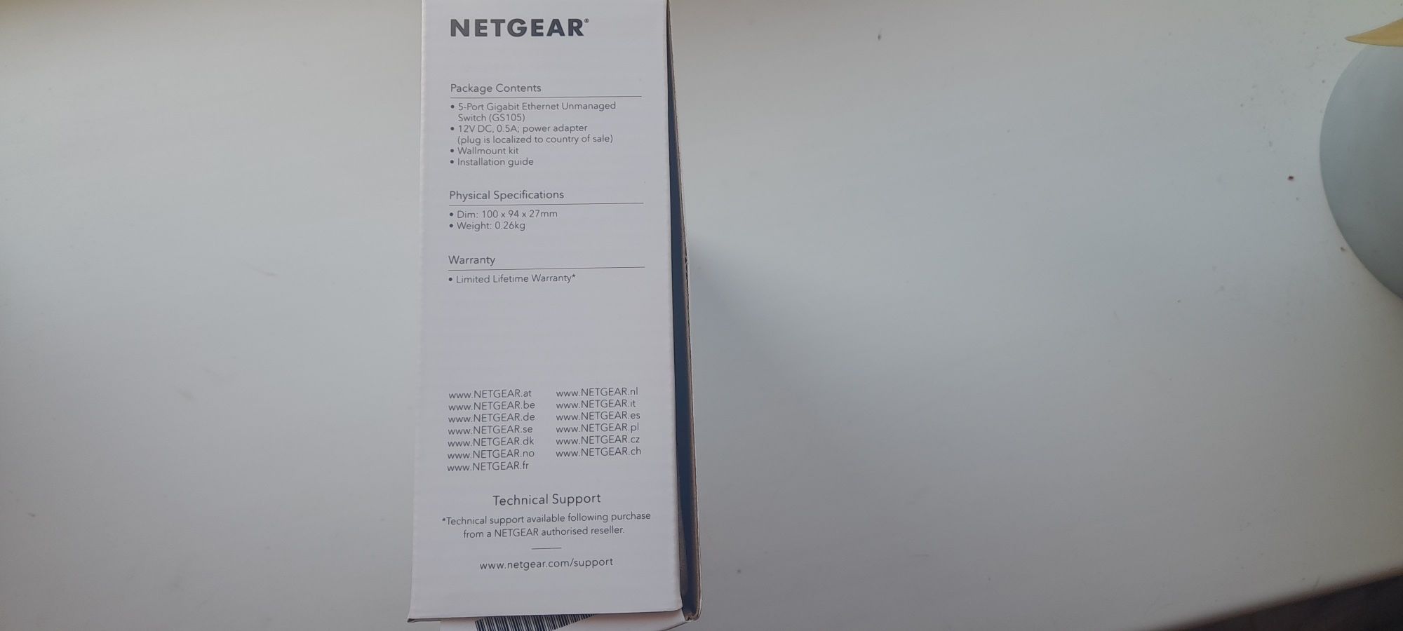 Комутатор Netgear GS105GE (новий)