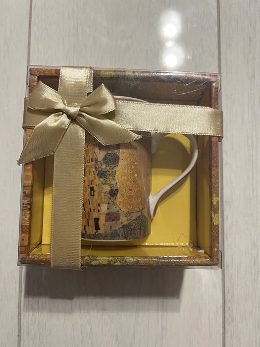 Kubek Carmani Klimt porcelana 350 ml w prezentowym opakowaniu