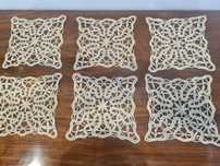 Renda de bilros bases/tapa copos