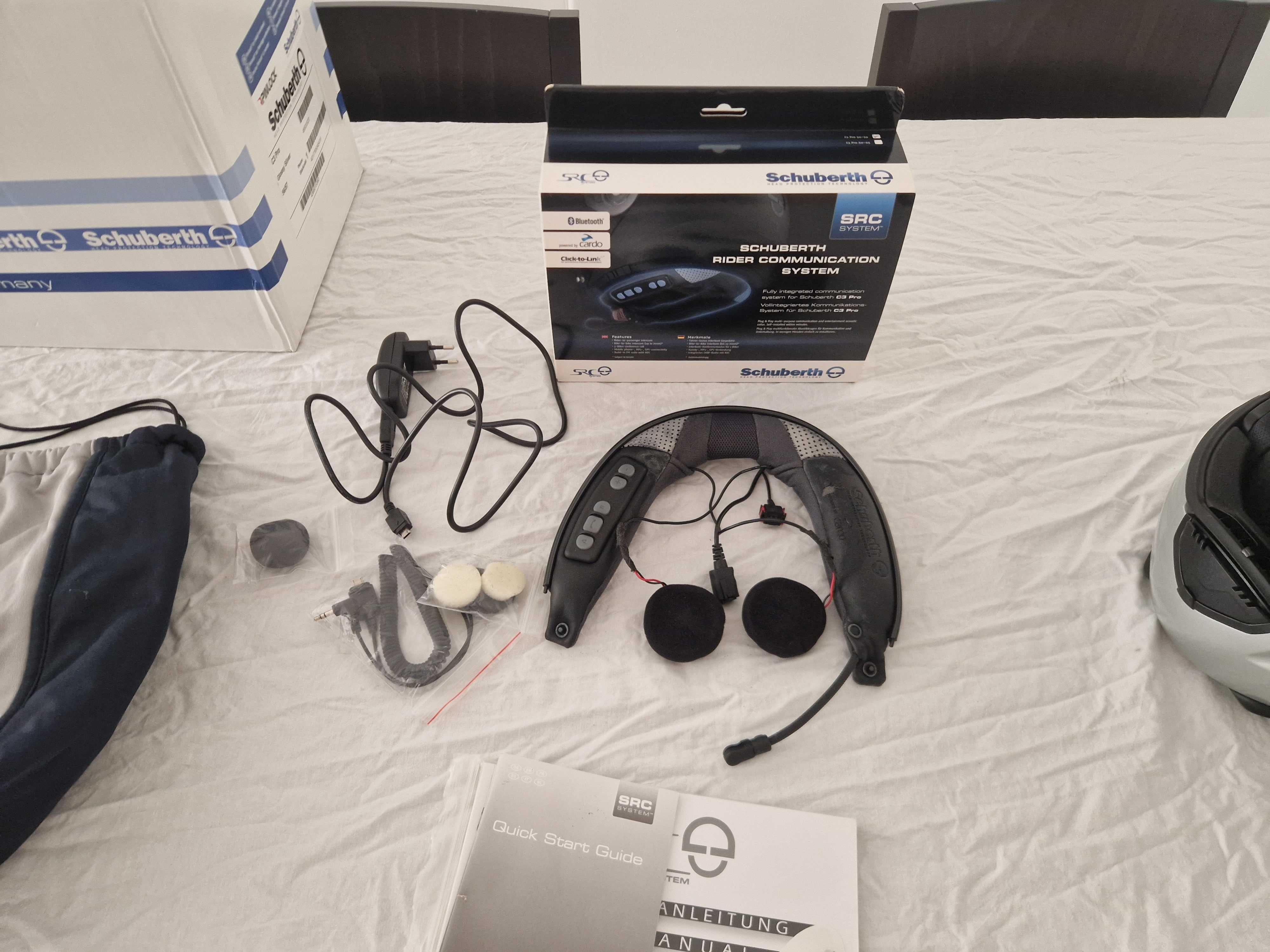 Capacete Modular Schubert C3 Pro, tamanho M + Intercom SRC integrado