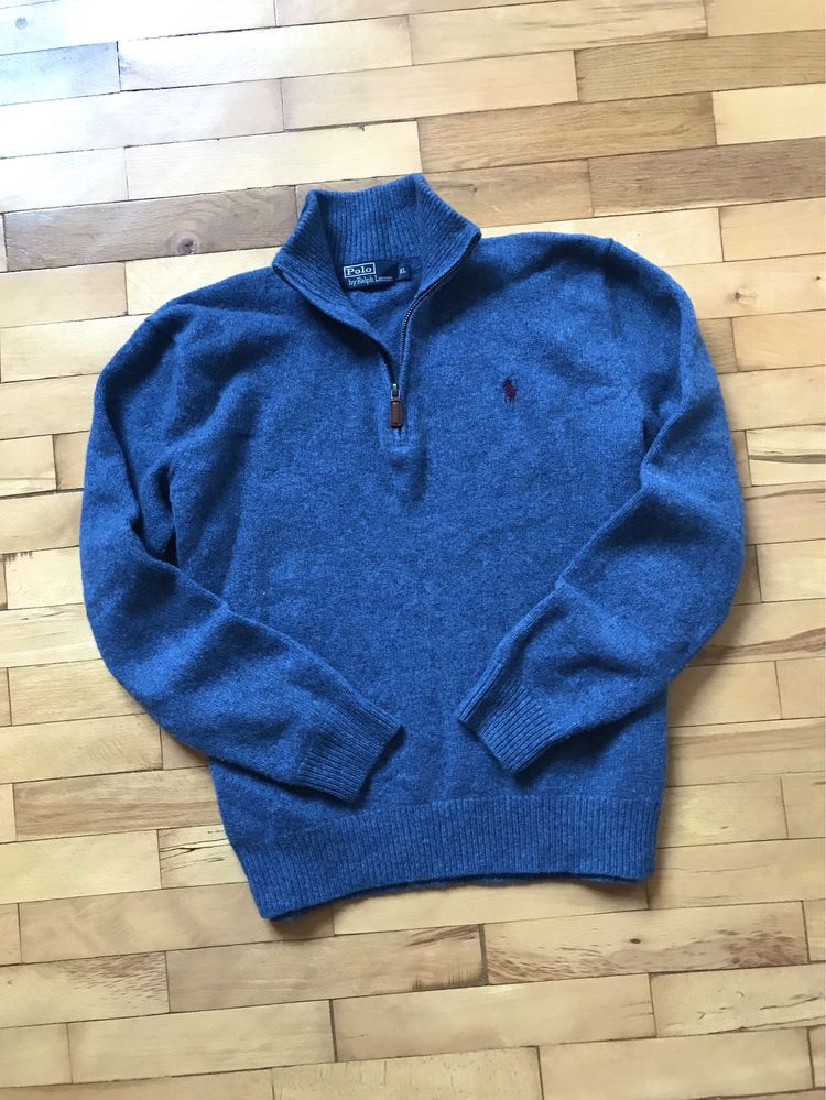 Вовняний шерстяний светр Polo Ralph Lauren bear golf lambs wool