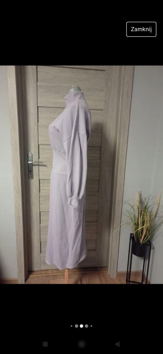 Sukienka dopasowana midi Zara