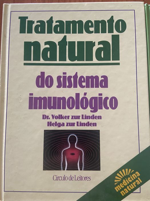 Lote de 2 livros de saúde natural