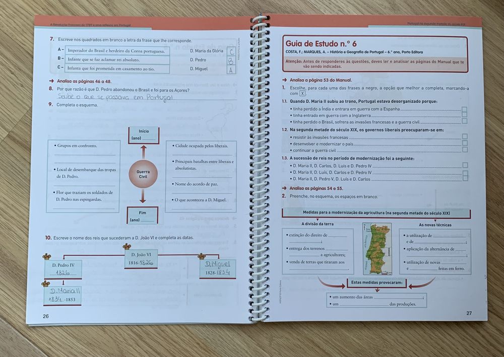 Historia e Geografia de Portugal 6 ano