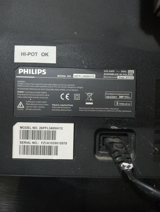 TV plasma da Philips