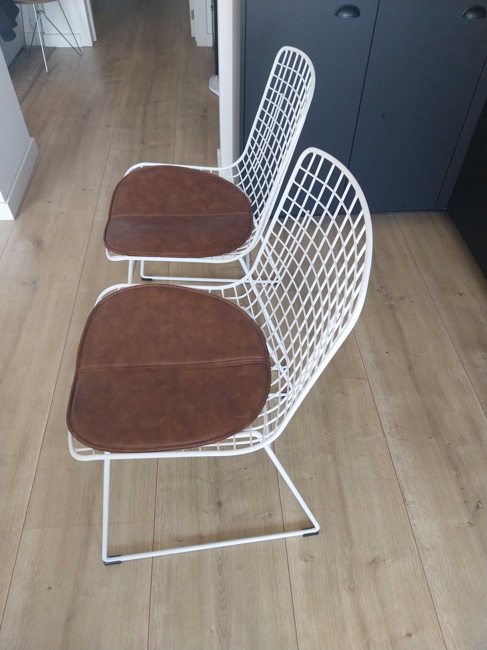 Pack de 2 Cadeiras de Jantar de Metal com Encosto Alto Aras THE MASIE
