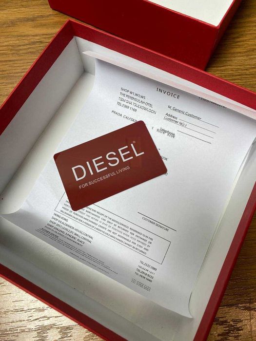 Кожаный Оригинальный Ремень(Пояс)Подтяжки Diesel(Дизель)Большой лого