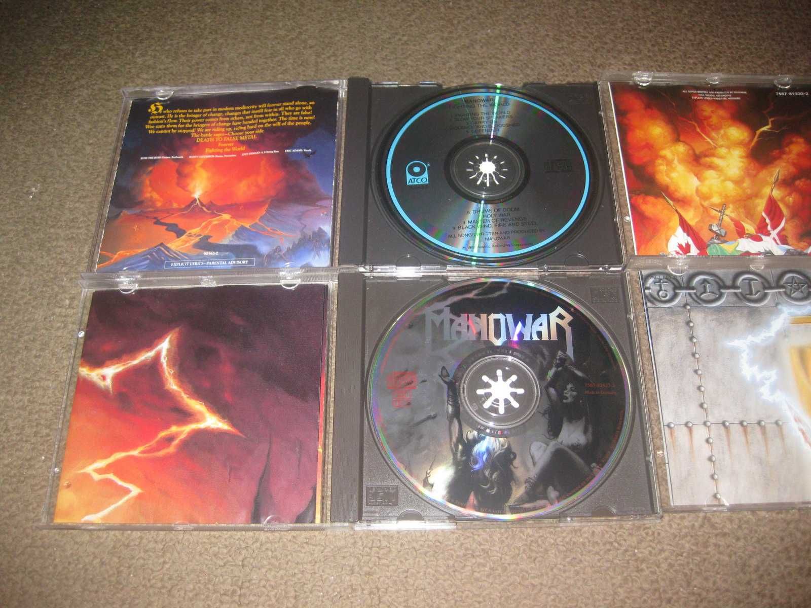 4 CDs dos "Manowar" Portes Grátis!