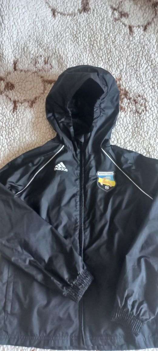 Kurtka ortalionowa Adidas czarna 146