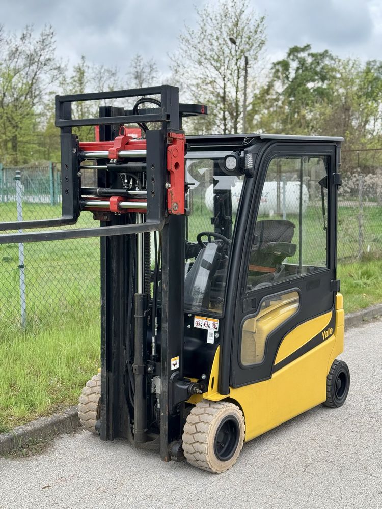 YALE [2016r] wózek widłowy 2000kg 4 sekcje ROZSUW WIDEŁ elektryczny