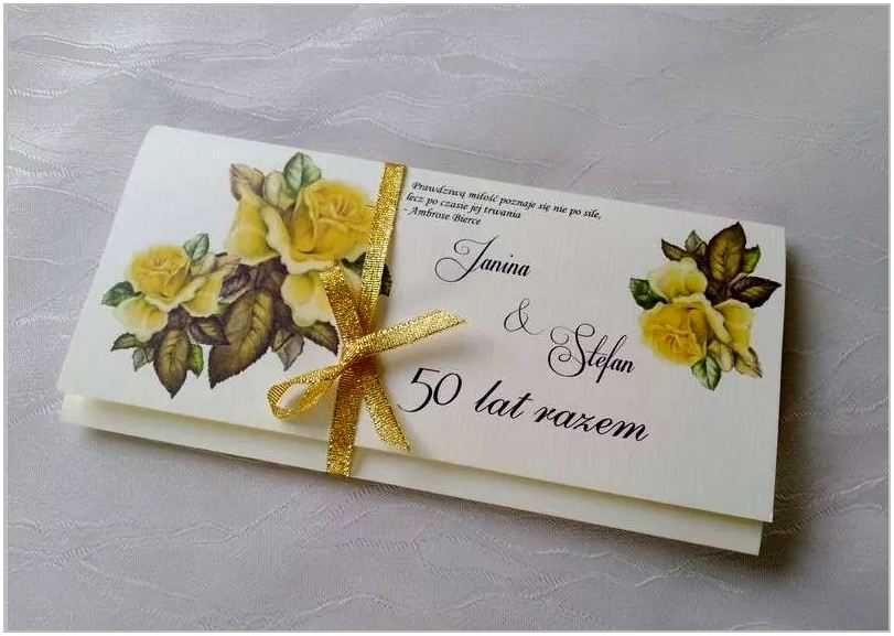 zaproszenie na 50 lecie,25 lecie ślubu
