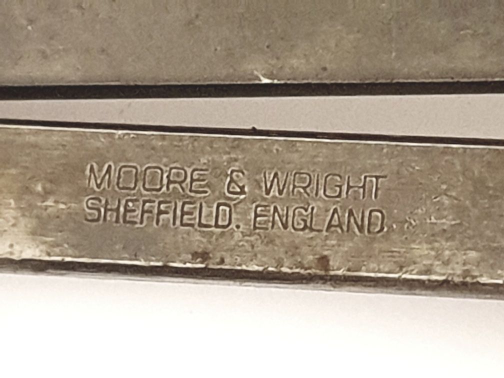 Grande antigo compasso inglês Moore & Wright