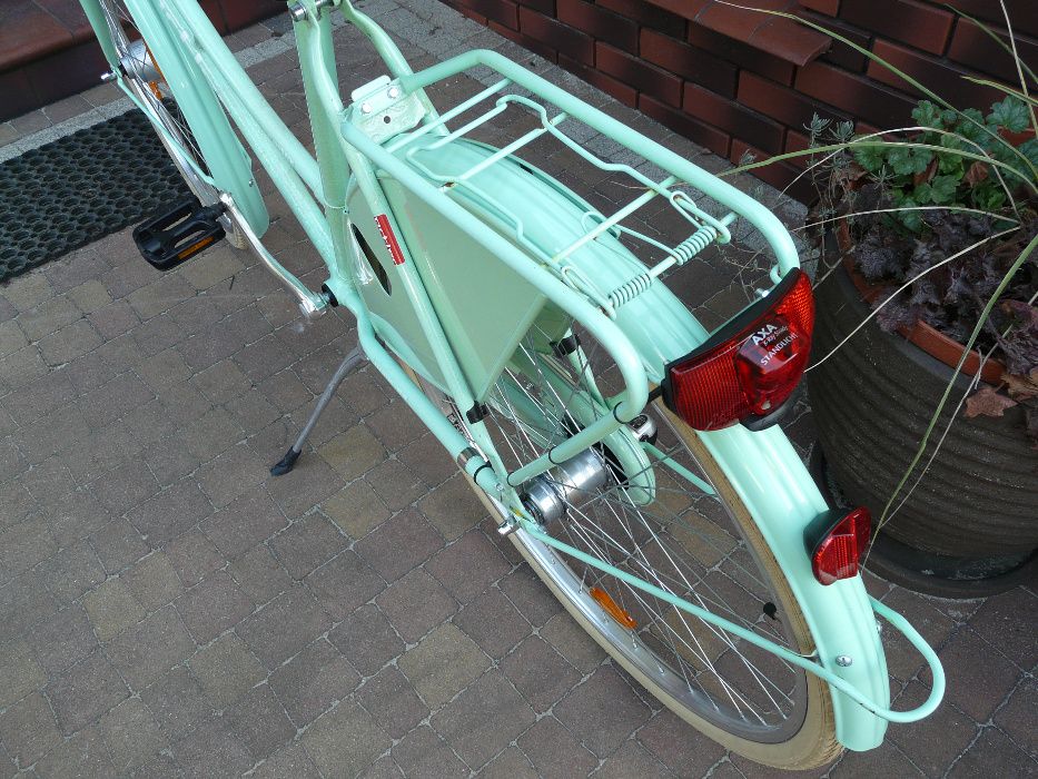 Rower ORTLER 28"stylowa damka zielona produkcji niemieckiej- ładna