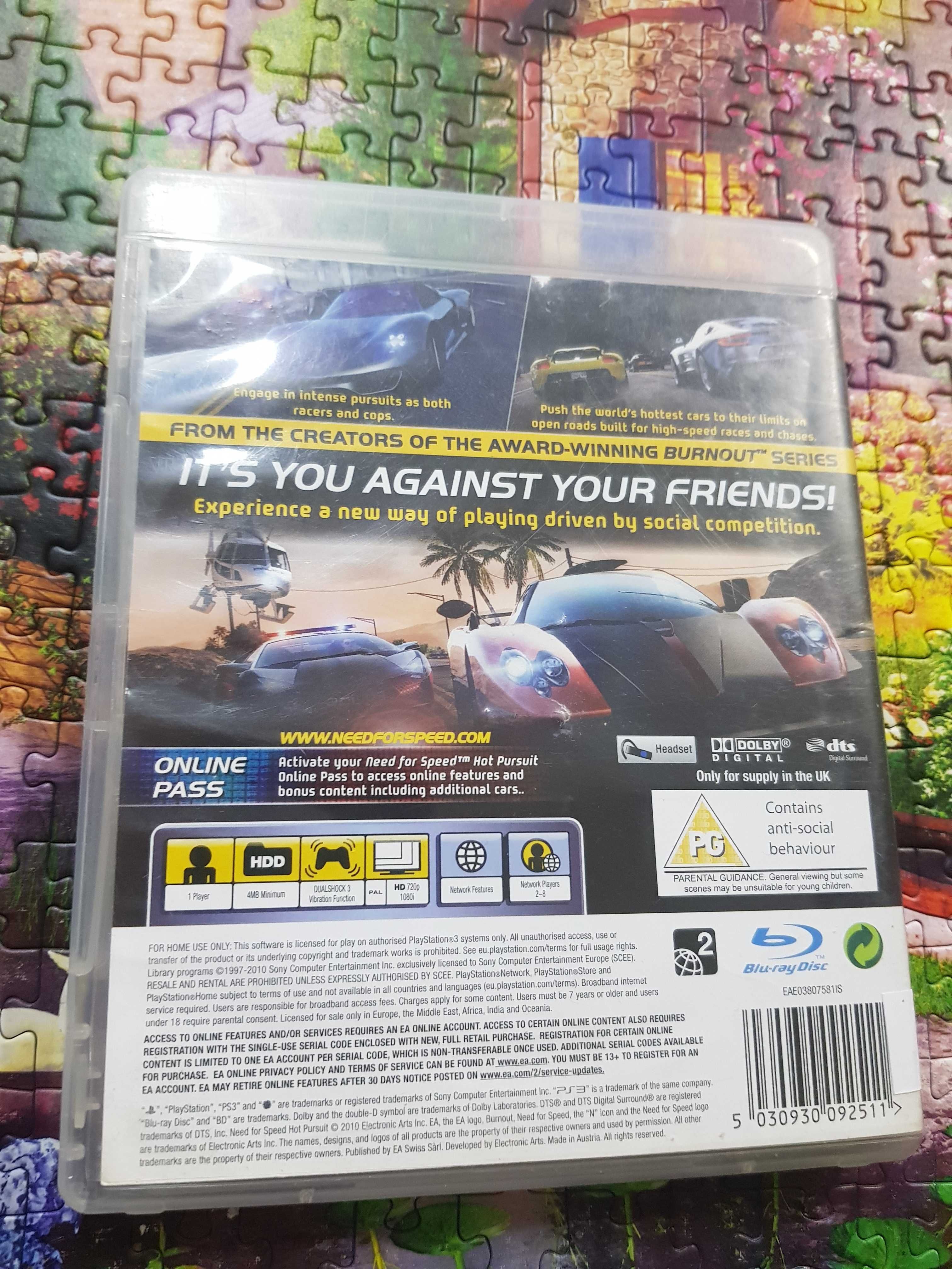 Need for Speed Hot Pursuit PS3 Sklep Iława