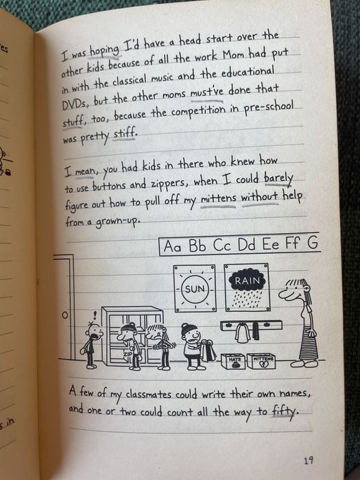 Book-diary of a wimpy kid
