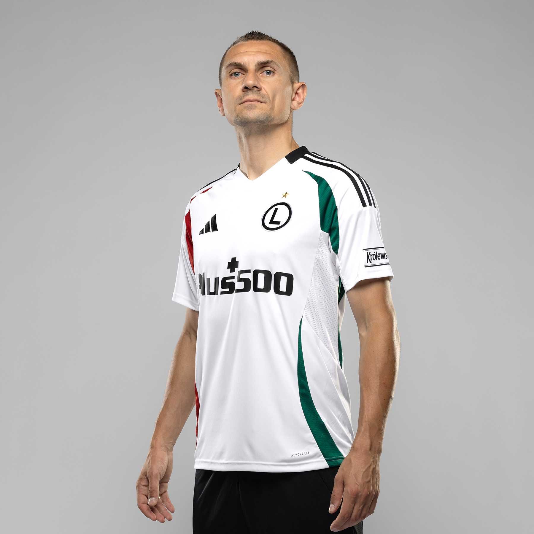 Koszulka ADIDAS Legia Warszawa DOMOWA roz M biała 2024/2025 ORYGINALNA