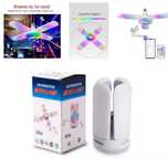 LAMPA MUZYCZNA disco z głośnikiem sufitowa rgb + PILOT żarówka lampka