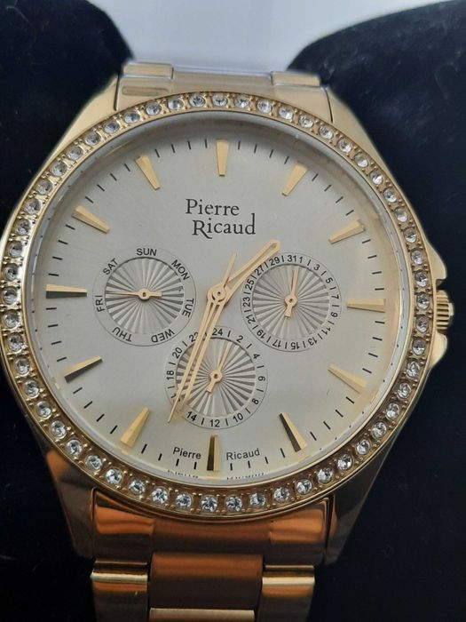 Zegarek złoty Pierre Ricaud