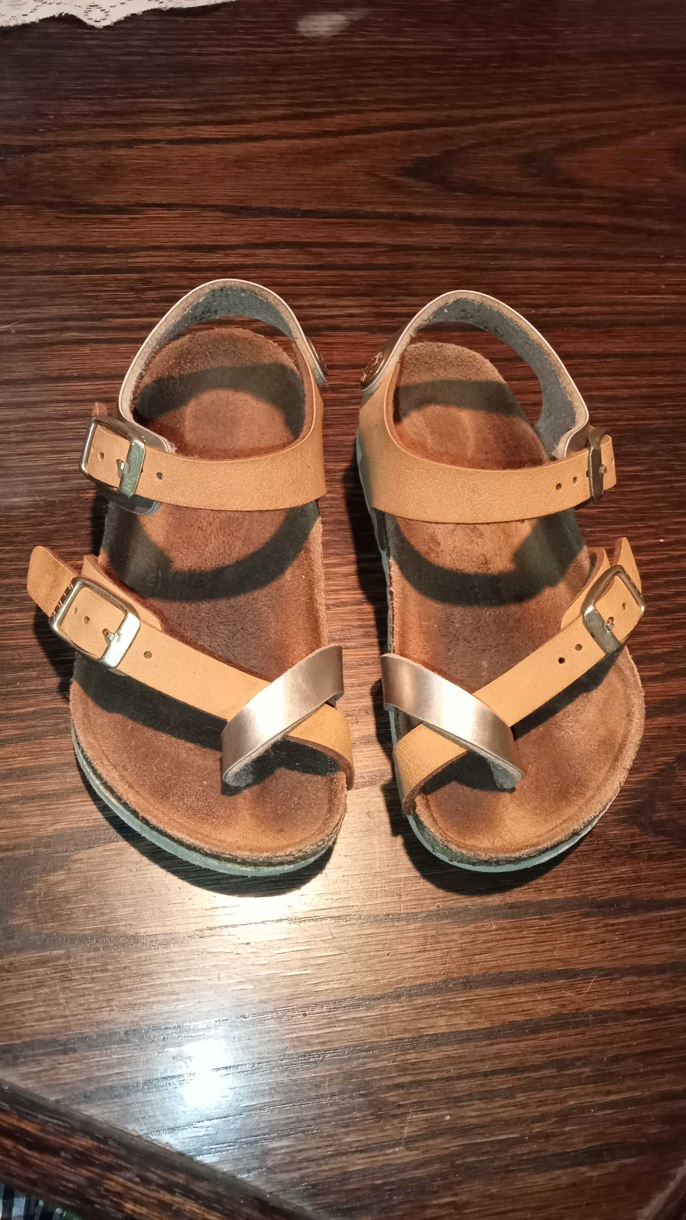 Sandałki 25 birkenstock skórzane oryginalne letnie sandały skóra