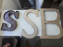Letras decorativas