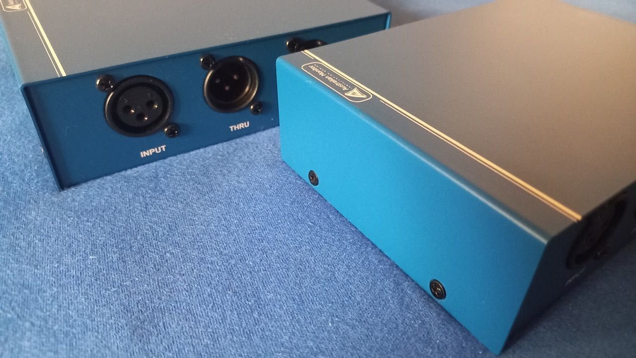 2x audio line splitter - transformat. rozdzielacz sygnału liniowego.