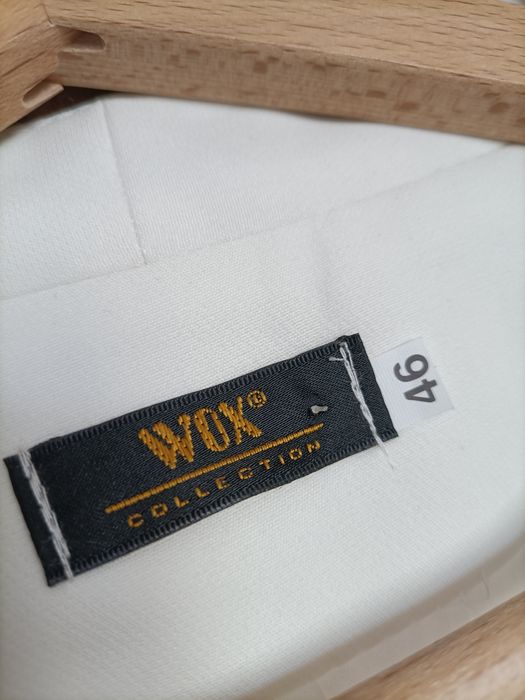 Kremowa marynarka żakiet damski 46