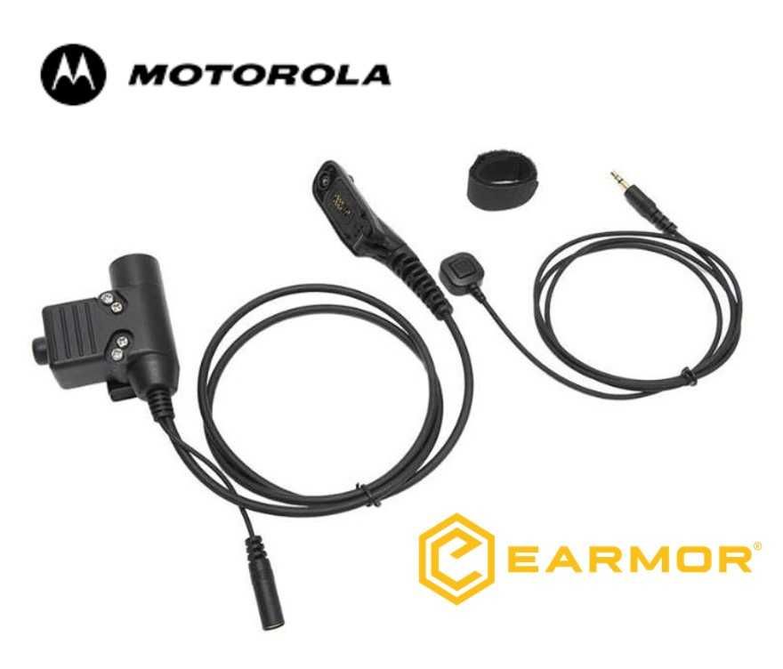 Кнопка PTT до Sordin/Peltor/Earmor для рації MOTOROLA серії DP