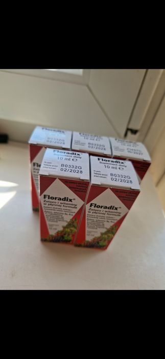 Floradix żelazo i witaminy 5x10ml