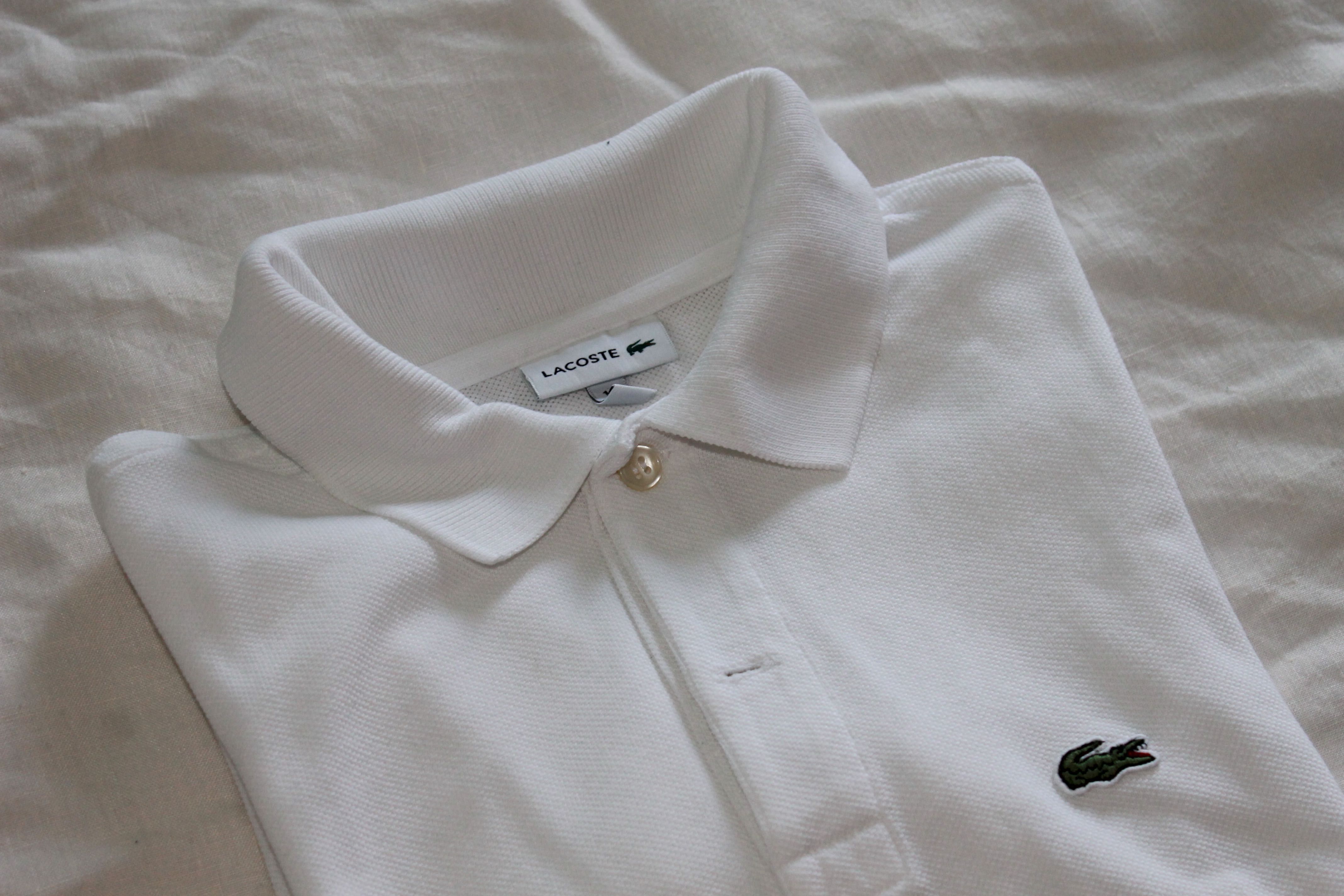 Polo branco  - Lacoste