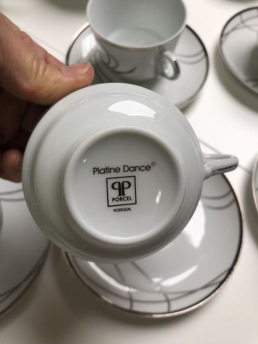 Serviço de café e serviço de Chá PORCEL Platine Dance