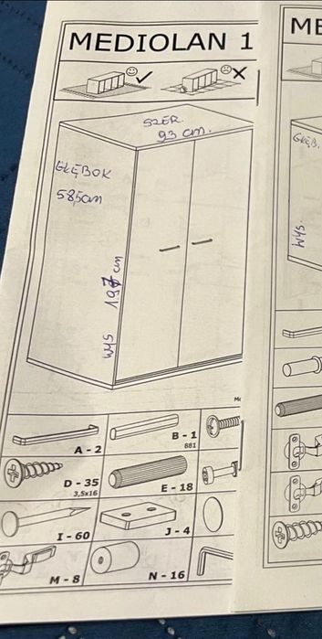 Komplet mebli do pokoju. Jak nowy