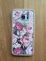 Capa Telemóvel Samsung S7 Edge Transparente Flores