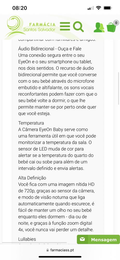 Câmara D-link Baby Monitor