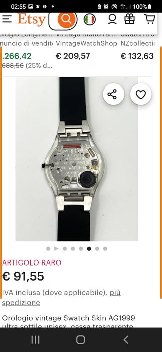 Swatch skin vintage raro