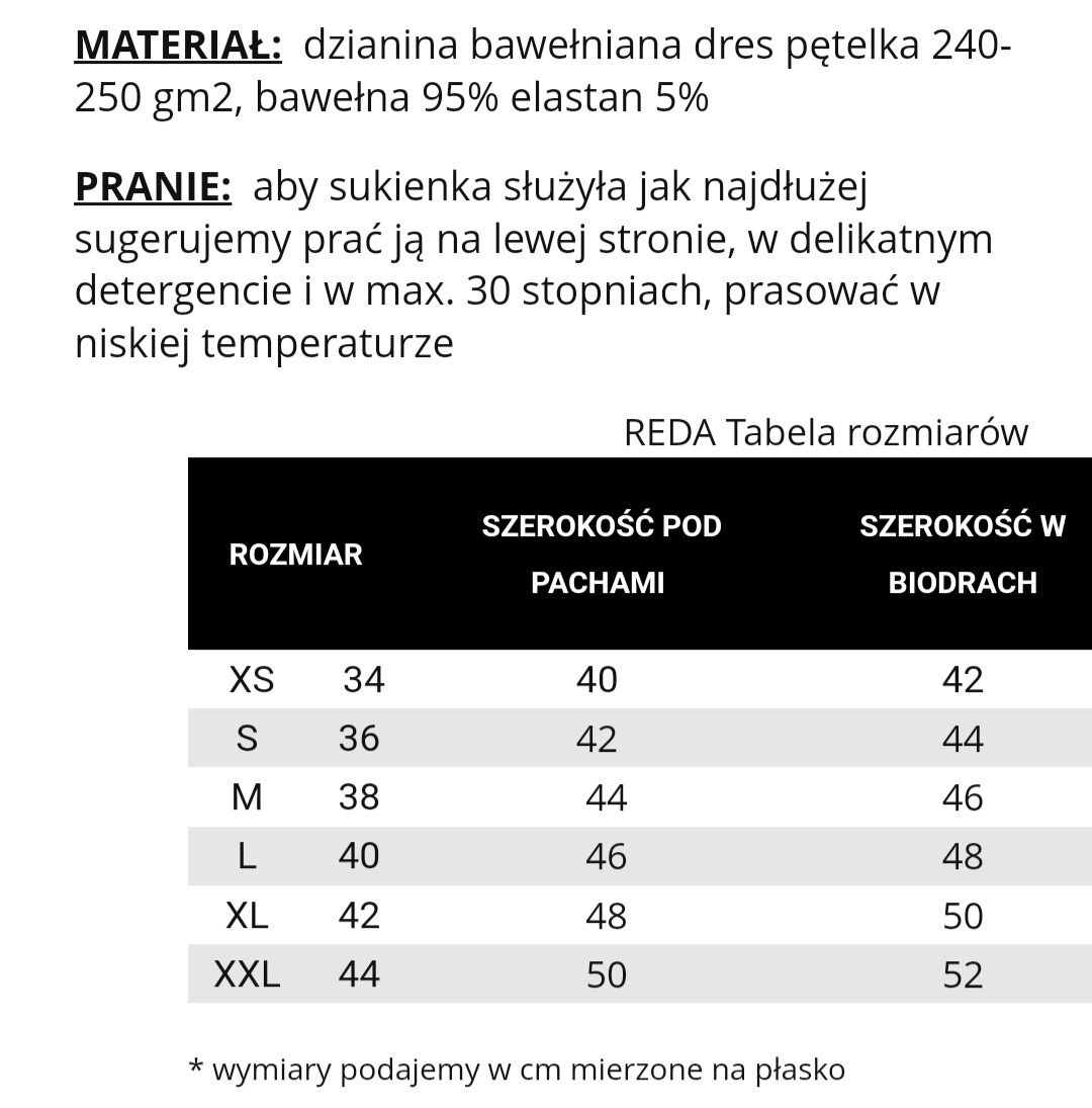 Sukienka Zygzak Reda XXL ale jak XL