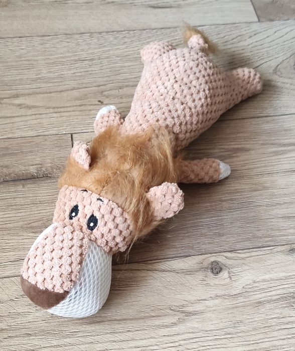Zabawka dla dużego psa gryzak lew 40cm nowa