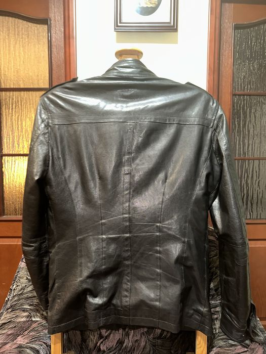 Шкіряна Куртка Чоловіча Yes London Чорна