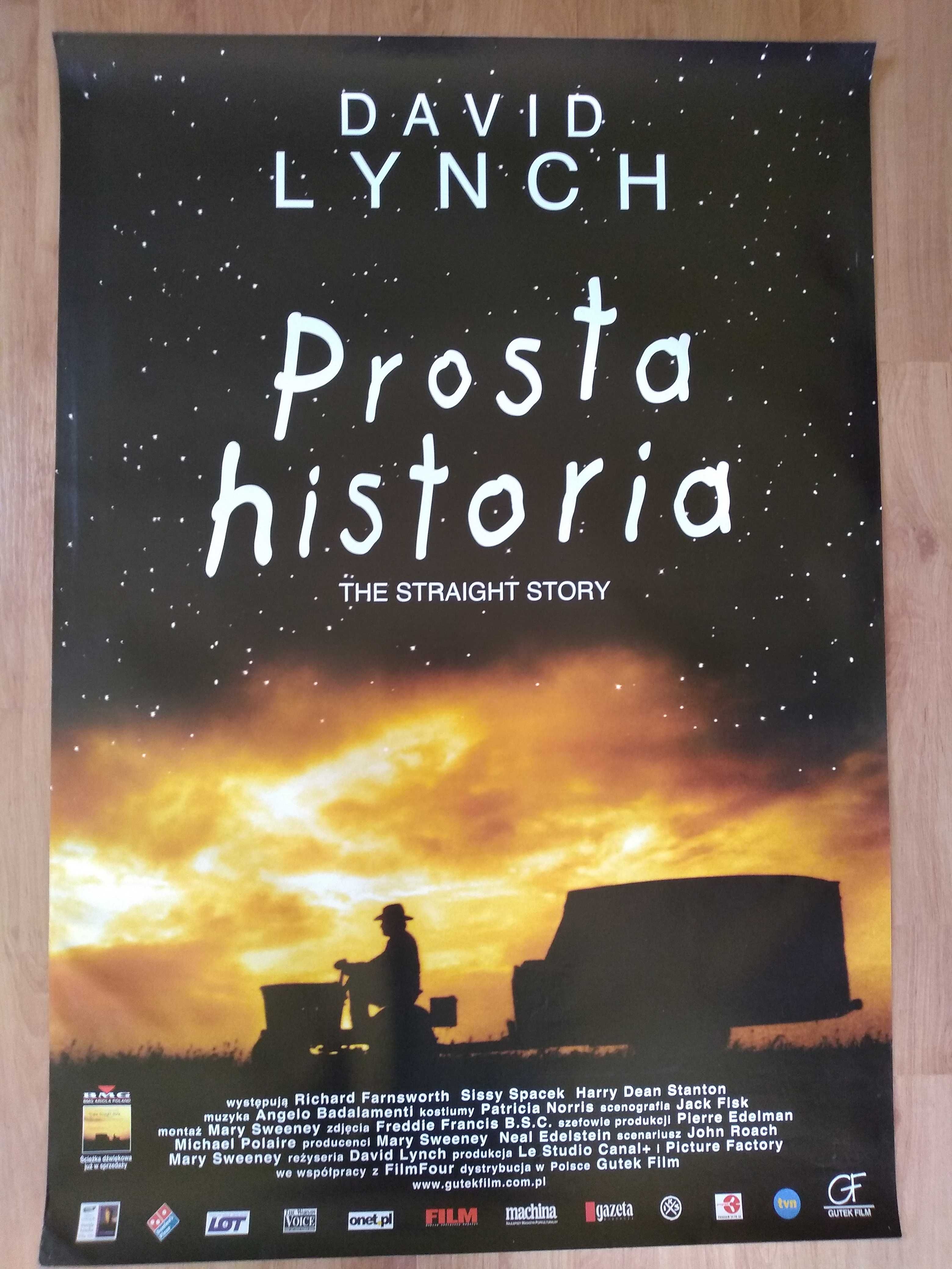 Plakat filmowy PROSTA HISTORIA/David Lynch/Plakat z 2000 roku.