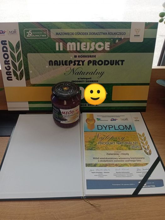 Miód ze "Strączkowych Pasiek" sezon 2025r