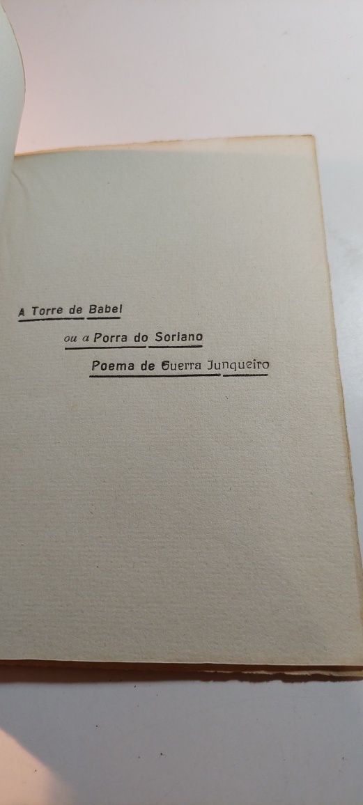 Pedro Soriano - Guerra Junqueiro (1ª edição)